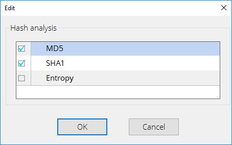 3 hash analysis